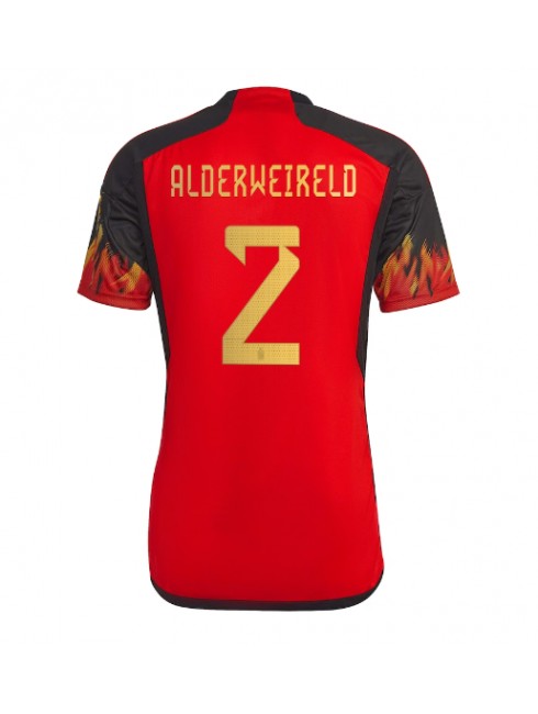 Moški Nogometna dresi replika Belgija Toby Alderweireld #2 Domači SP 2022 Kratek rokav